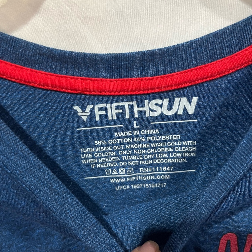 Fifth Sun Navy NASA Long Sleeve Tee with Multicolor Graphic - Picture 4 of 4